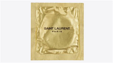 yves saint laurent condom|This Is How Much the Saint Laurent Condoms Cost